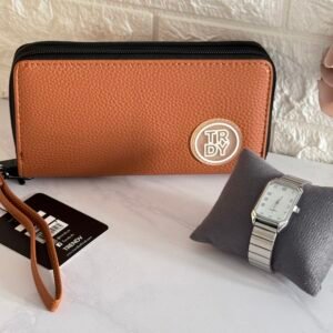 Combo Billetera + Reloj Metal Modelo 35