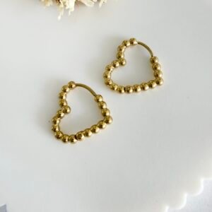 Aros Acero Dorado Art2407d