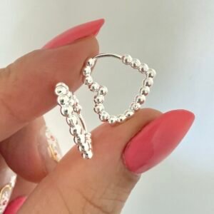 Aros Acero Blanco Art2407b