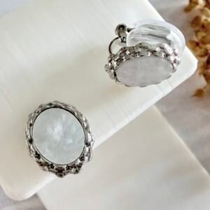 Aros CLIP Plateado Art4700 Blanco