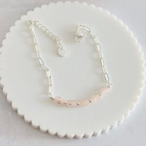 Pulsera Acero Blanco Art628b Rosa