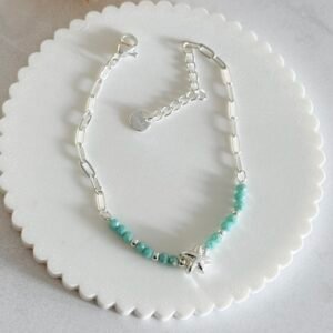 Pulsera Estrella Mar Acero Blanco Art629b Acqua
