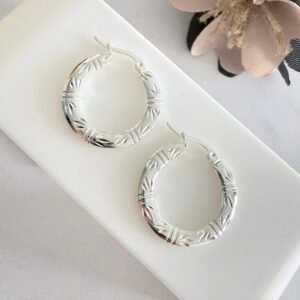 Aros Acero Blanco Art129b