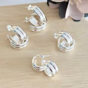 Aros Acero Blanco Art96b