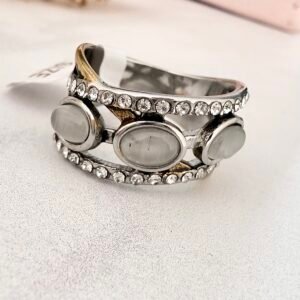 Anillo Macizo Acero Quirúrgico Combinado Modelo 4