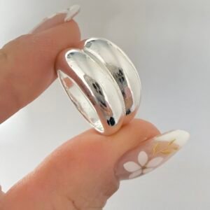 Anillo Acero Blanco Art 558-15