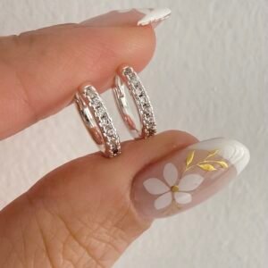 Aros Acero Blanco Art538 Modelo3