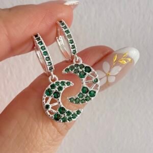 Aros Acero Blanco Art977 Luna Verde