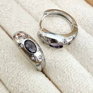 Aros Acero Quirurgico Art551 Lila