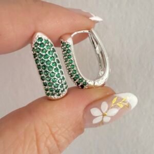 Aros Acero Blanco Art200b Verde