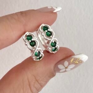 Aros Acero Blanco Art883 Verde